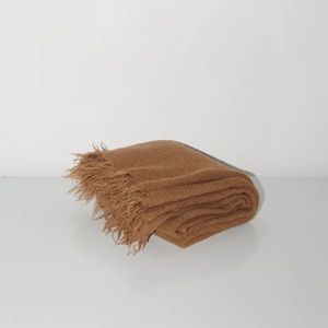 Lauren Manoogian Camel Fringe Scarf